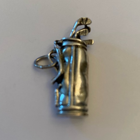 1960’s “Beau” Sterling Silver • Golf Clubs Charm • Vintage - Picture 2 of 13